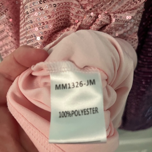 NWOT Double Crazy Pink Sequin Dress Size Medium - Picture 8 of 12